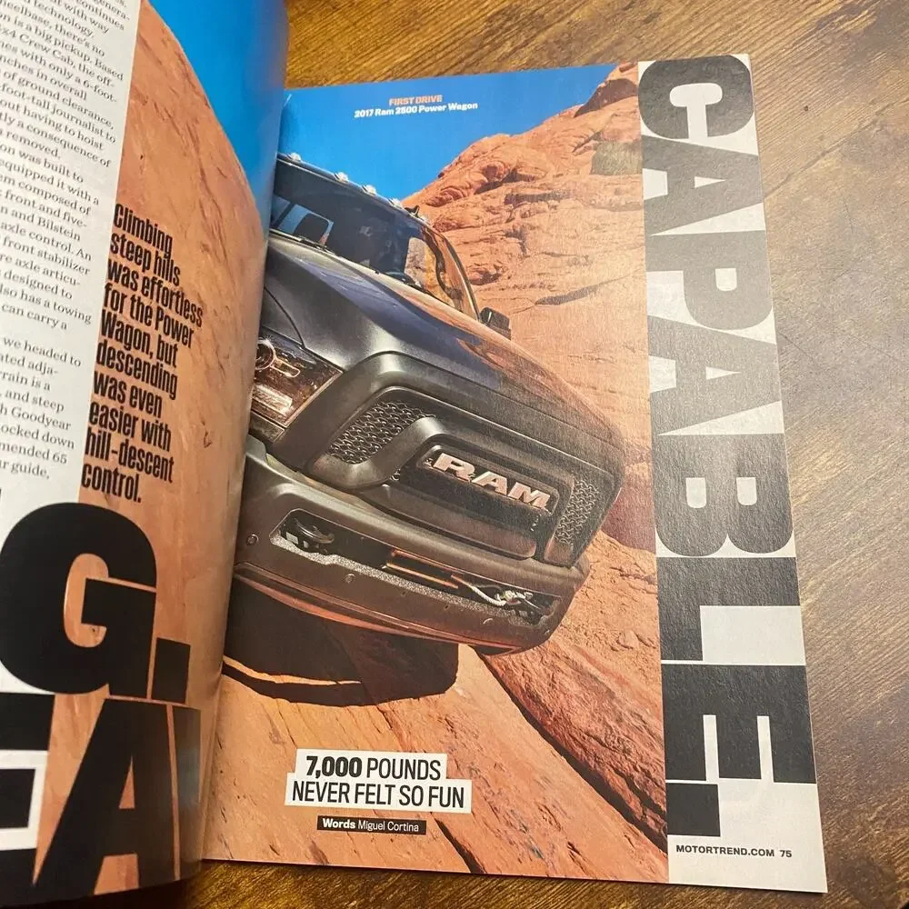 Motor Trend Magazine May 2017 New Whip, Who Dis? 710HP Ferrari Hunter